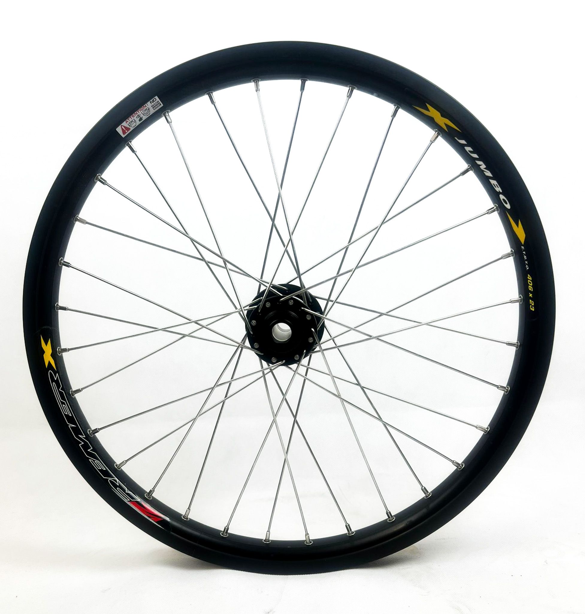 Vorderrad Lastenrad/ Allrounder 20'' 32 Loch schwarz/silber Disc-Brake