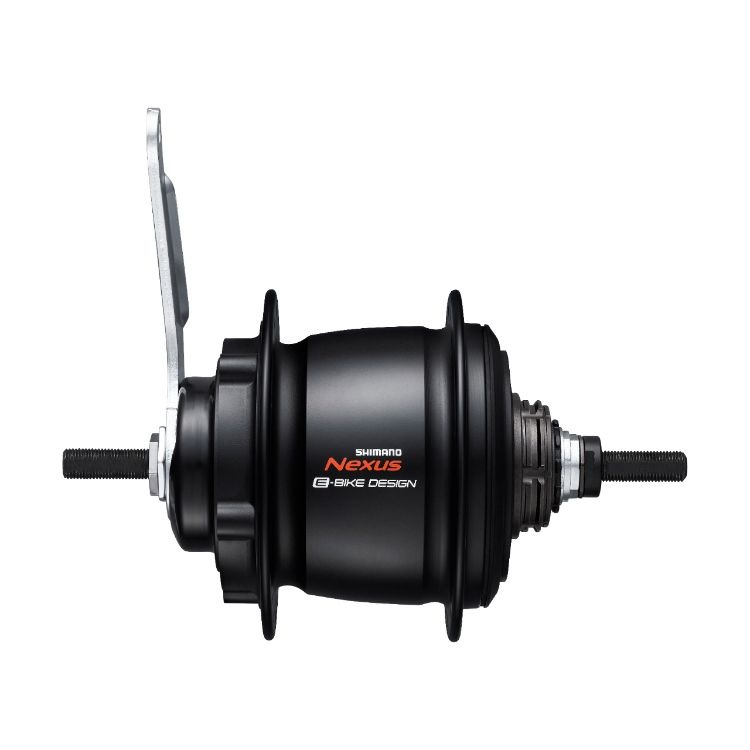 Schwarze Shimano Nexus 5-Gang Getriebenabe SG-C7002-5 mit Rücktrittbremse