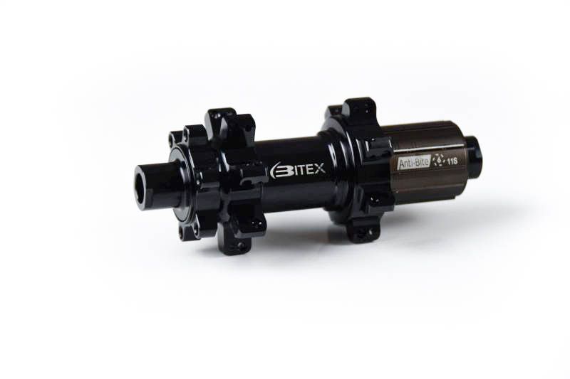 BITEX Hinterradnabe BX402R straight pull 6-Loch 28 Loch schwarz