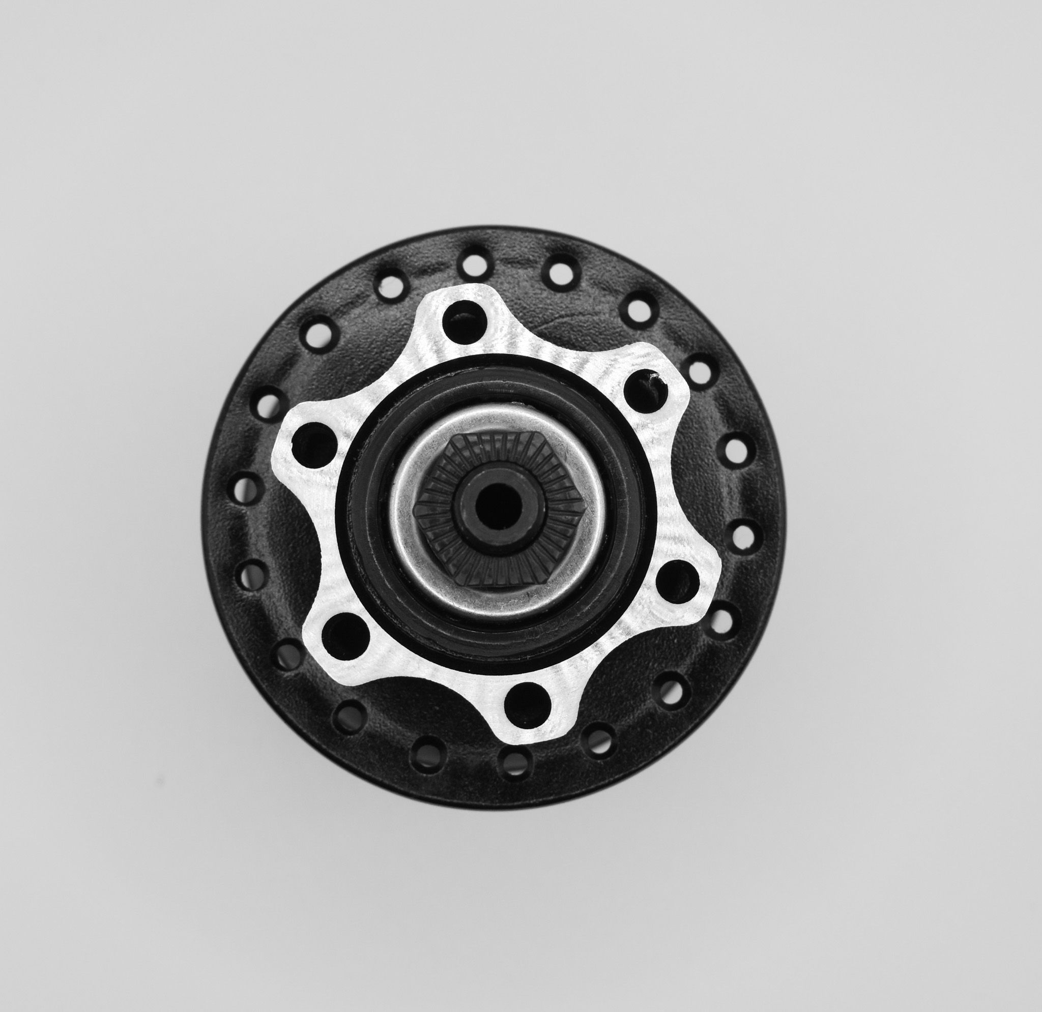 BITEX Vorderradnabe DL200F 6-Loch 36 Loch schwarz