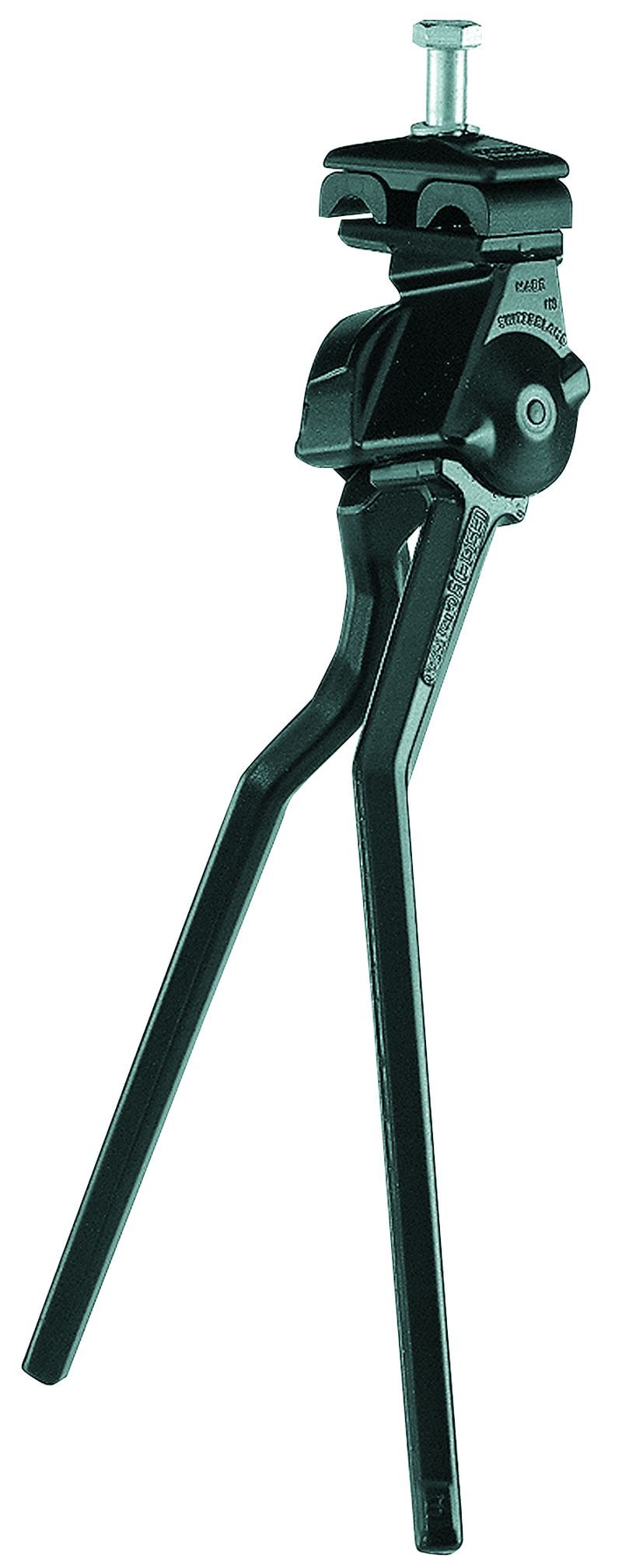 Zweibeinstütze TWIN Lasche F8 + Sechskantschraube M10x55