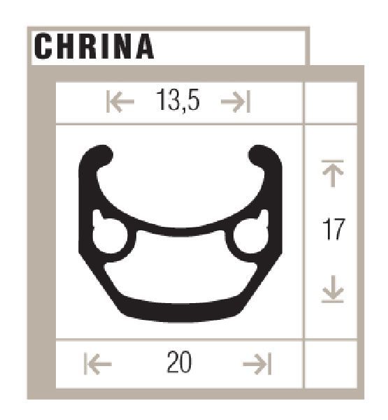 Ryde Felge CHRINA V-Brake
