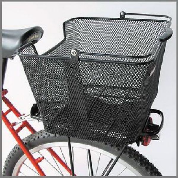 Einkaufskorb schwarz mit Easy Fix-Adapter