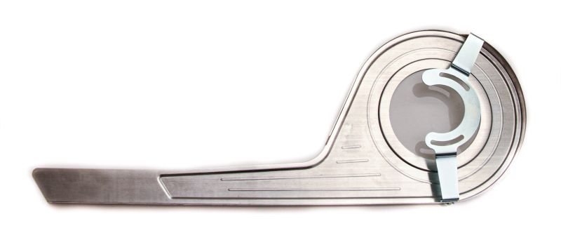 Aluminium Kettenschützer für SHIMANO E 6110 aluminiumfarbig