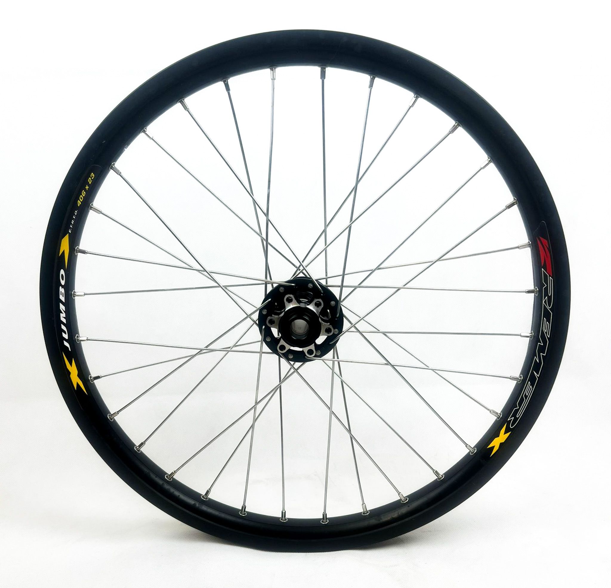 Vorderrad Lastenrad/ Allrounder 20'' 32 Loch schwarz/silber Disc-Brake