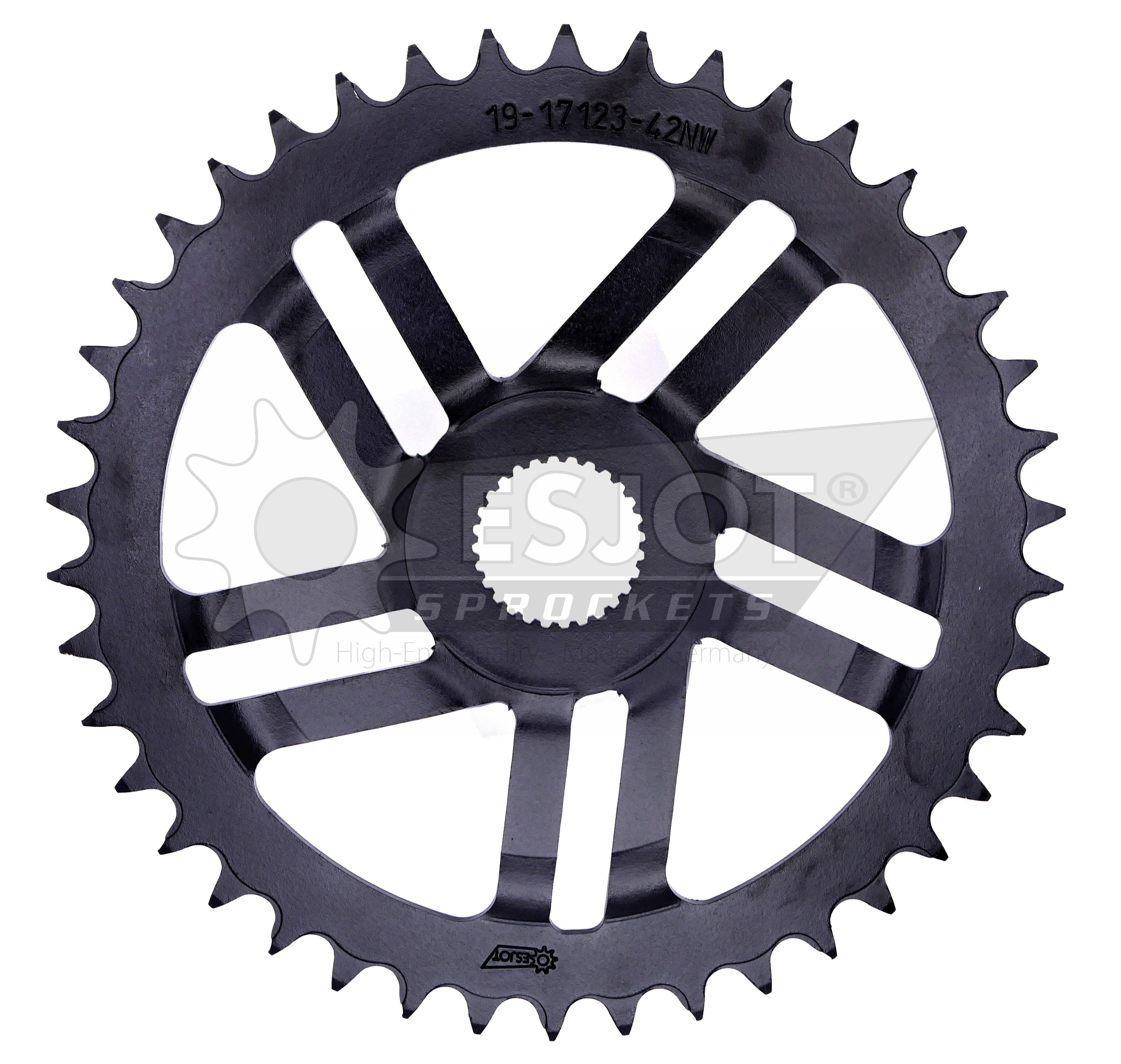 Kettenrad für BOSCH Motoren, Gen 4, Narrow-Wide Verzahnung 38 Zähne