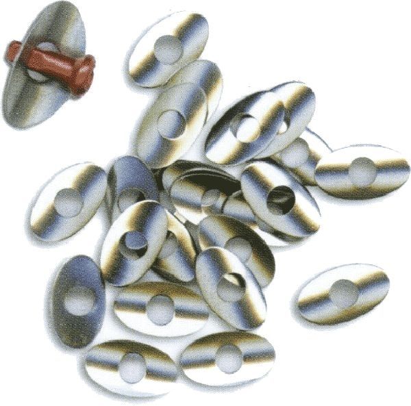 Nippel Unterlegscheiben oval klein 500 Stück