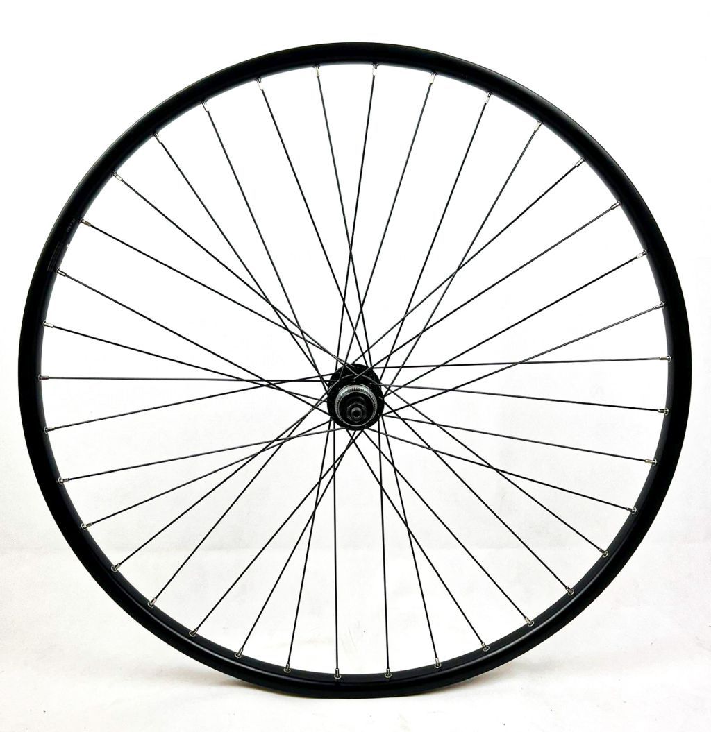 Schwarzes Hinterrad Allround 28 Zoll 36 Loch Disc-Brake