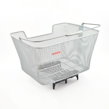 Einkaufskorb silber mit Wersa-Adapter