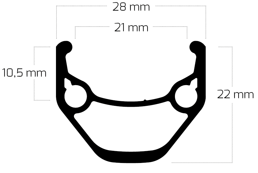 ZAC 421 26" 32 Loch silber V-Brake