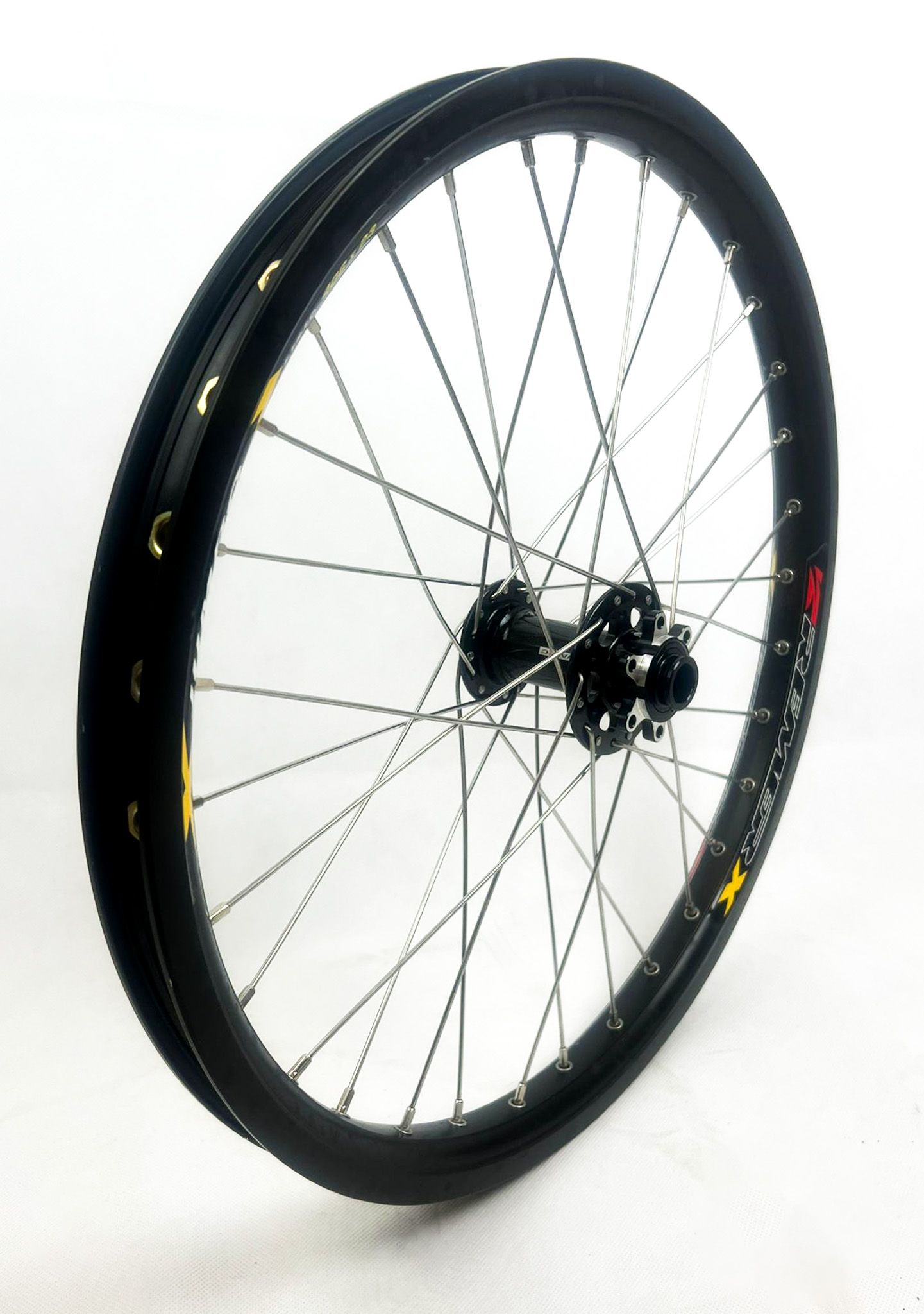 Vorderrad Lastenrad/ Allrounder 20'' 32 Loch schwarz/silber Disc-Brake
