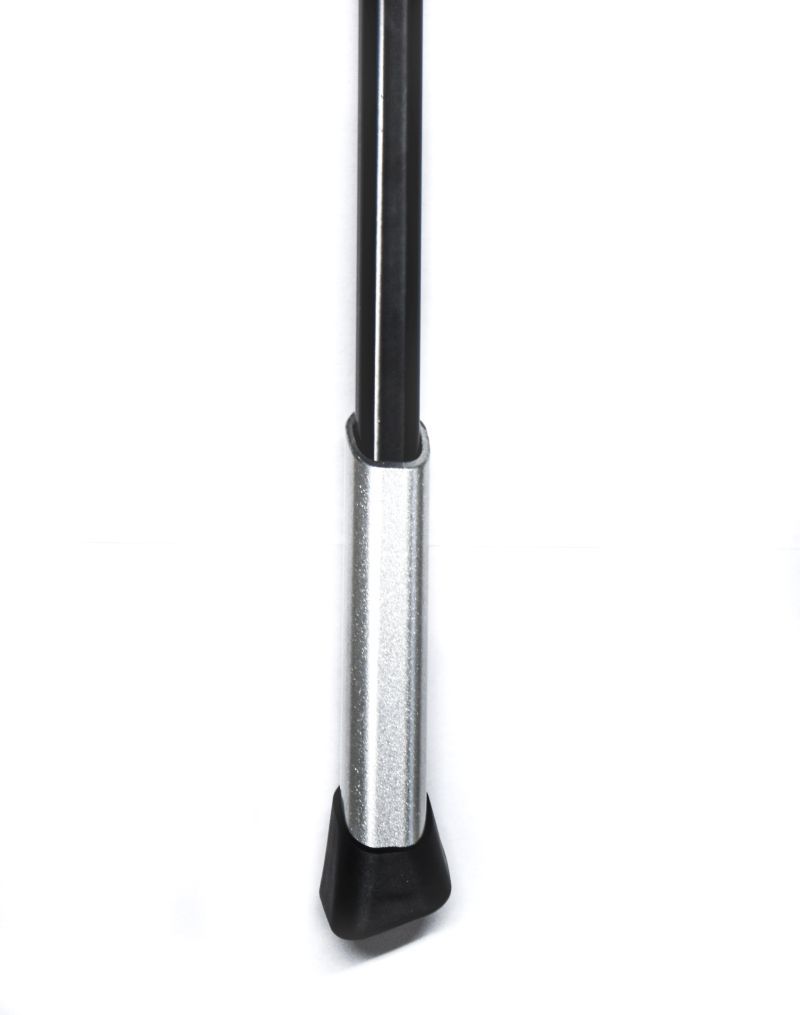 OPTIMA FLEX Stütze schwarz-silber bis 29"