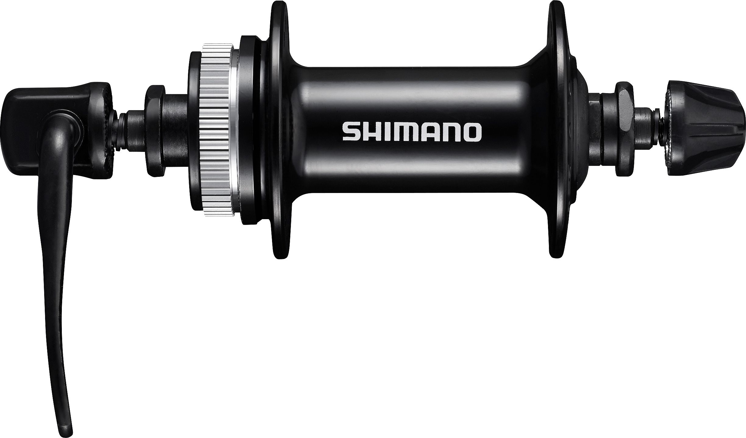 Vorderradnabe HB-MT200 Center-Lock 36 Loch schwarz