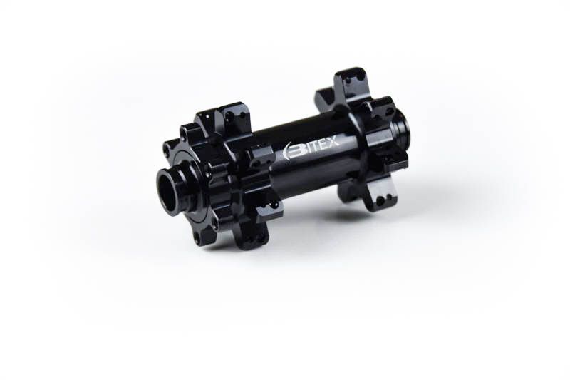 BITEX Vorderradnabe BX402F straight pull 6-Loch 28 Loch schwarz