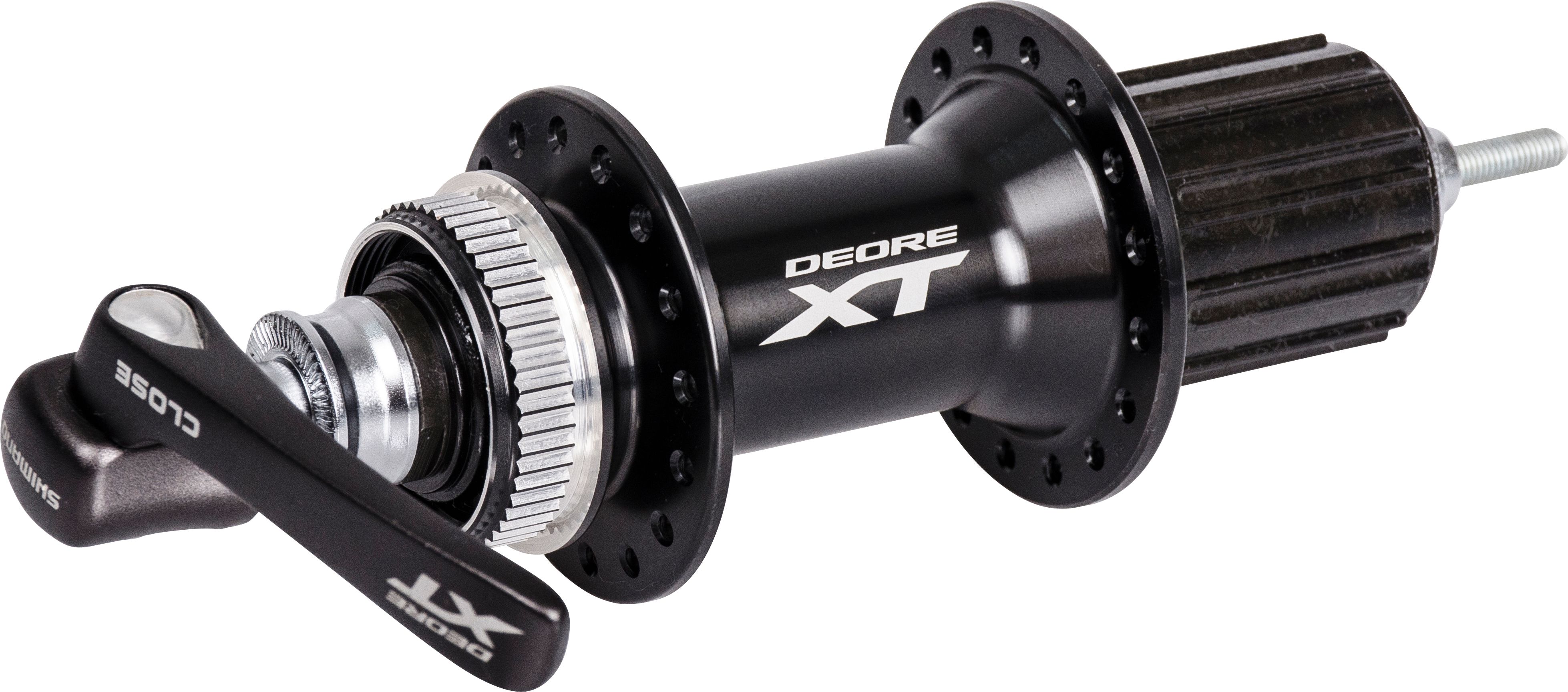 Shimano Hinterradnabe FH-QC400-HM 8/9/10/11-fach Center-Lock mit Schnellspanner